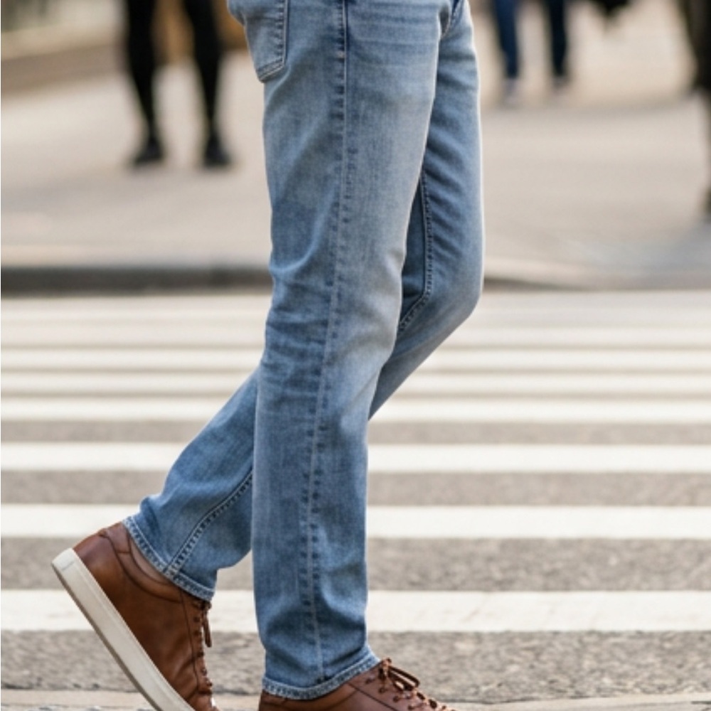 Hudson Jeans Men's Straight Fit - Medium Blue